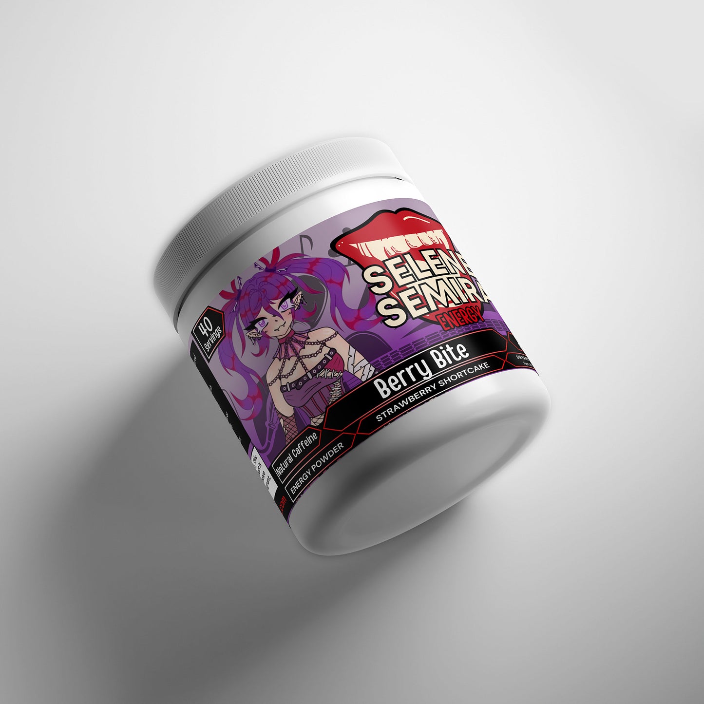 Selene Semira - Berry Bite Energy Powder (Strawberry Shortcake)