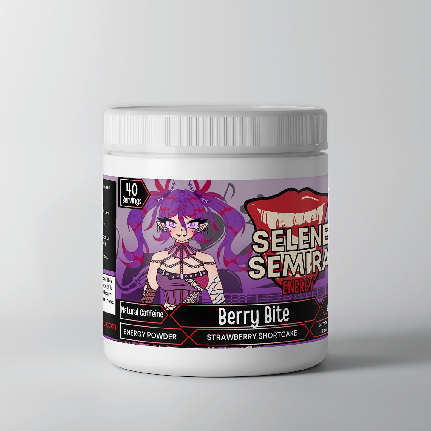Selene Semira - Berry Bite Energy Powder (Strawberry Shortcake)
