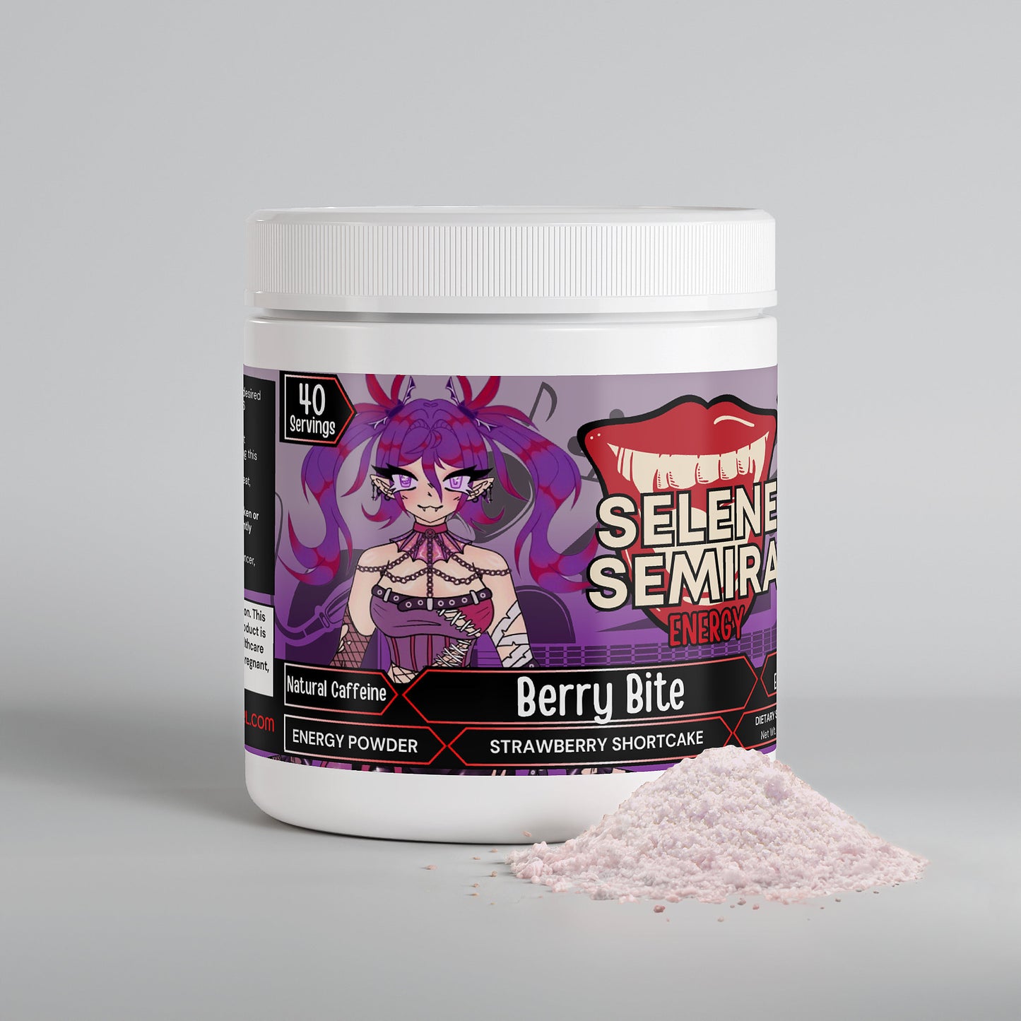 Selene Semira - Berry Bite Energy Powder (Strawberry Shortcake)