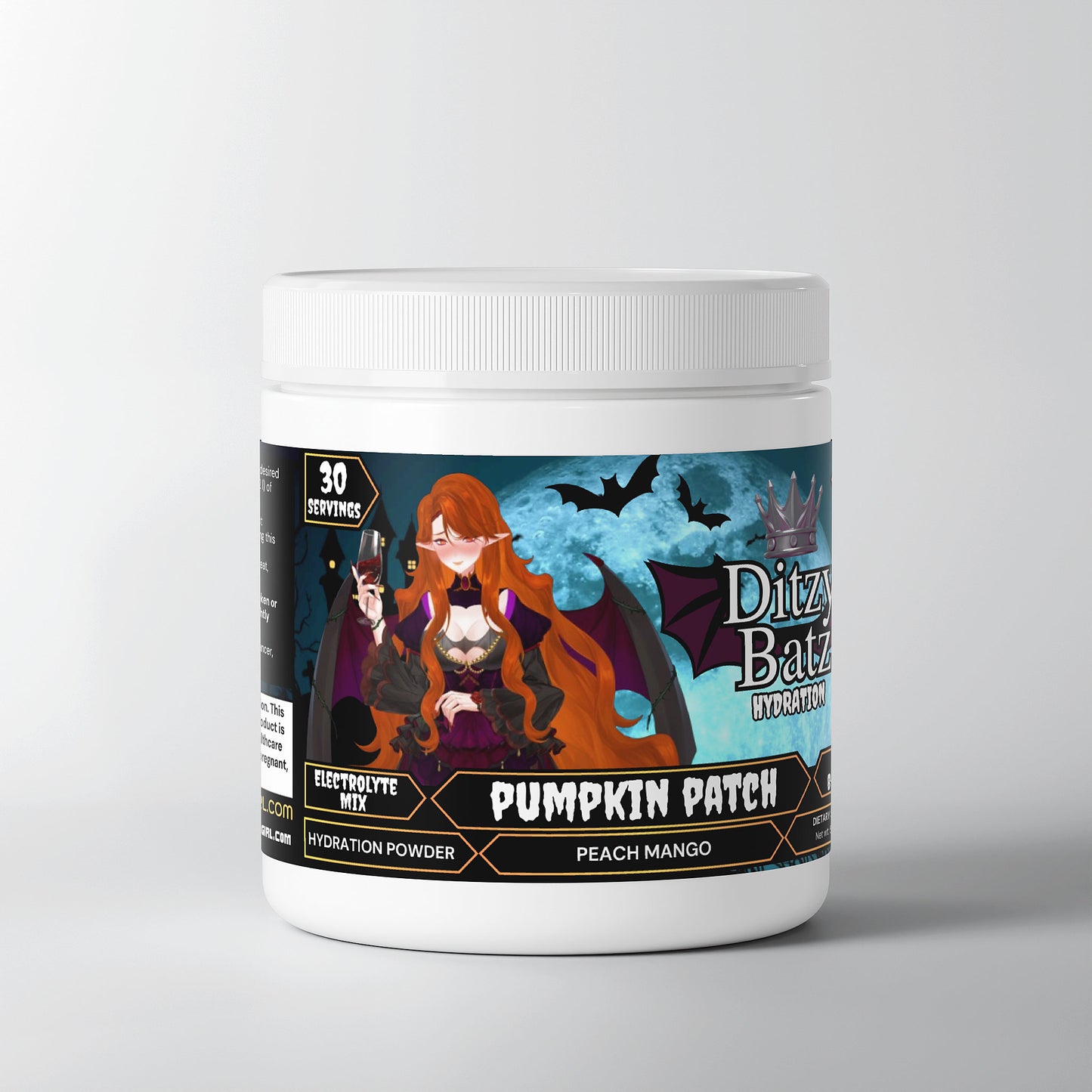 Ditzybatz - Pumpkin Patch Hydration Powder (Peach Mango)