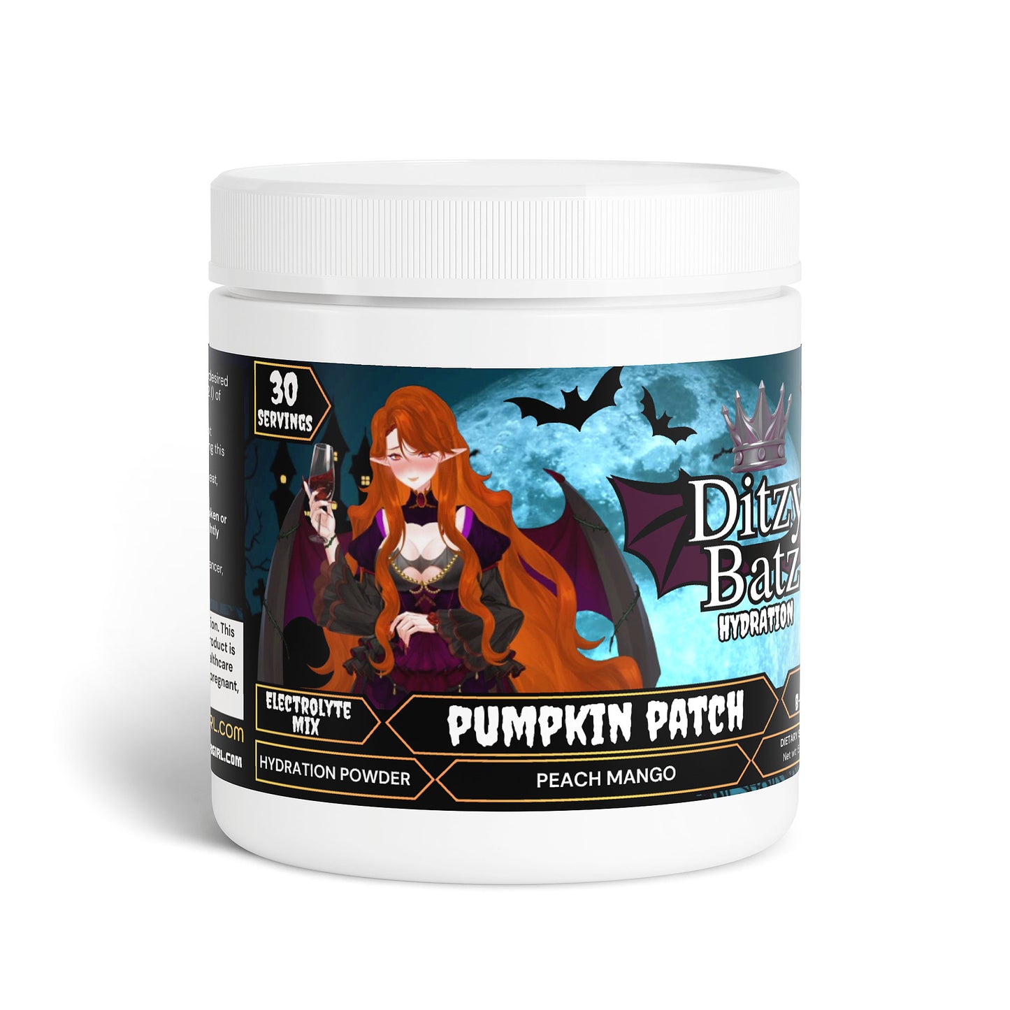 Ditzybatz - Pumpkin Patch Hydration Powder (Peach Mango)