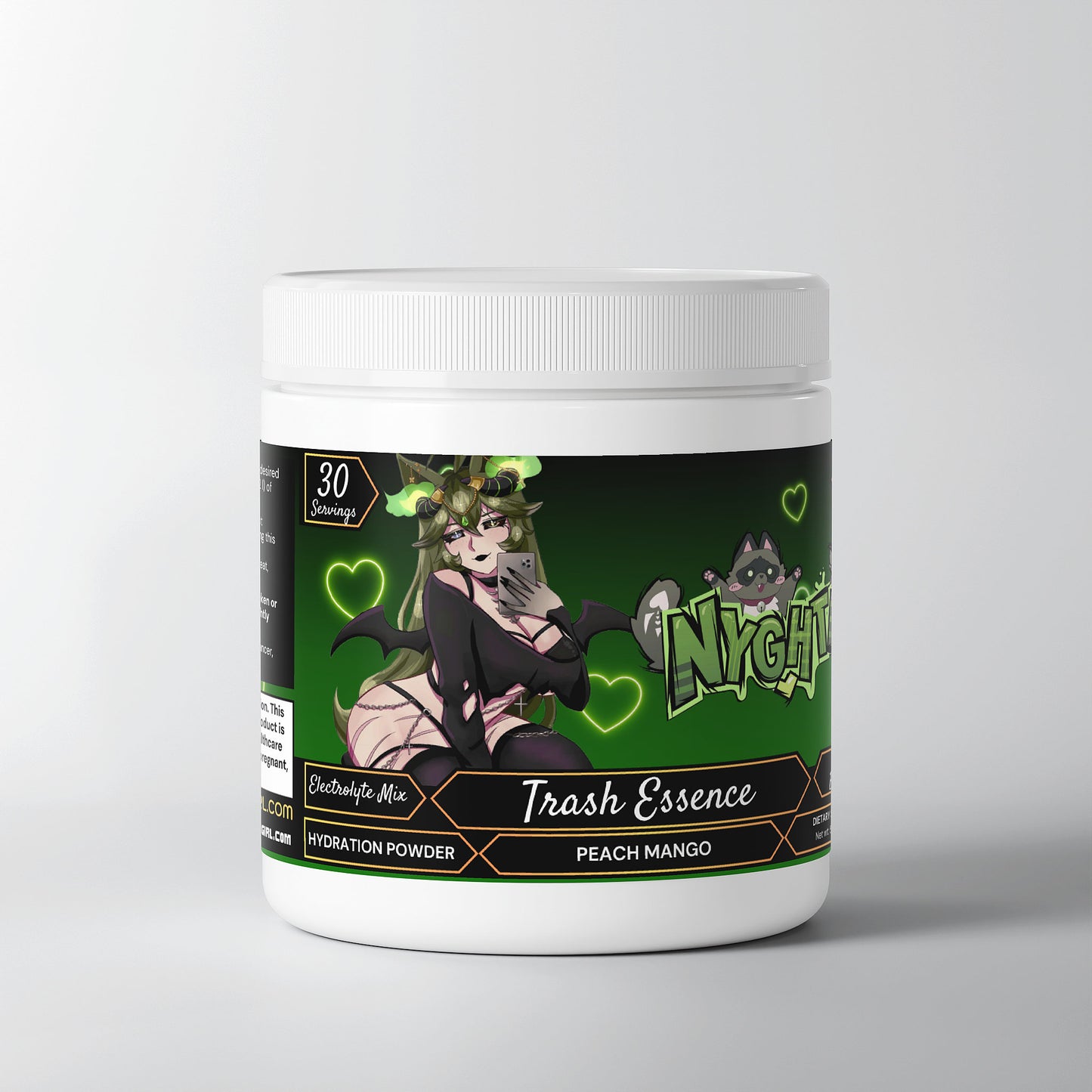 Nyghtia - Trash Essence Hydration Powder (Peach Mango)