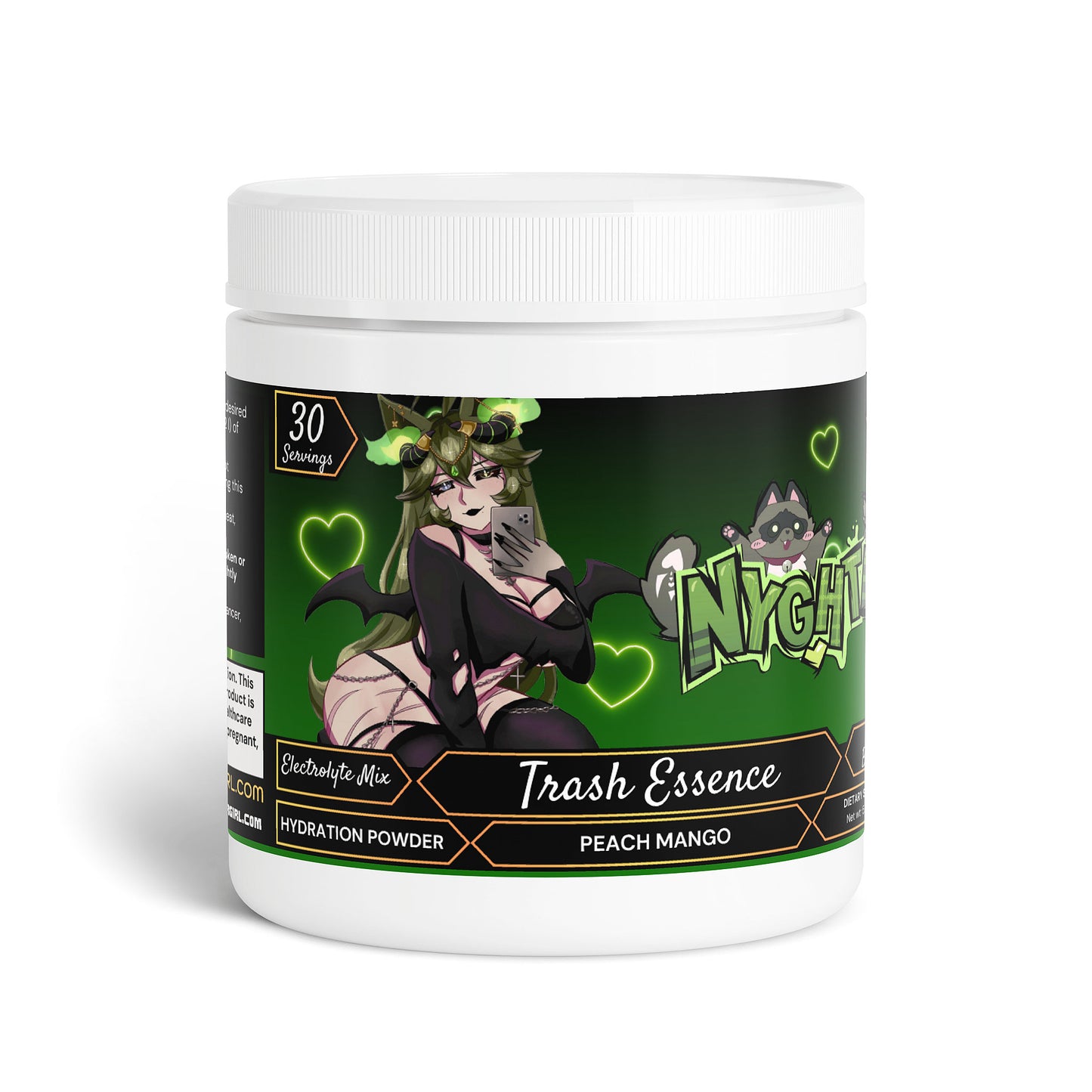 Nyghtia - Trash Essence Hydration Powder (Peach Mango)
