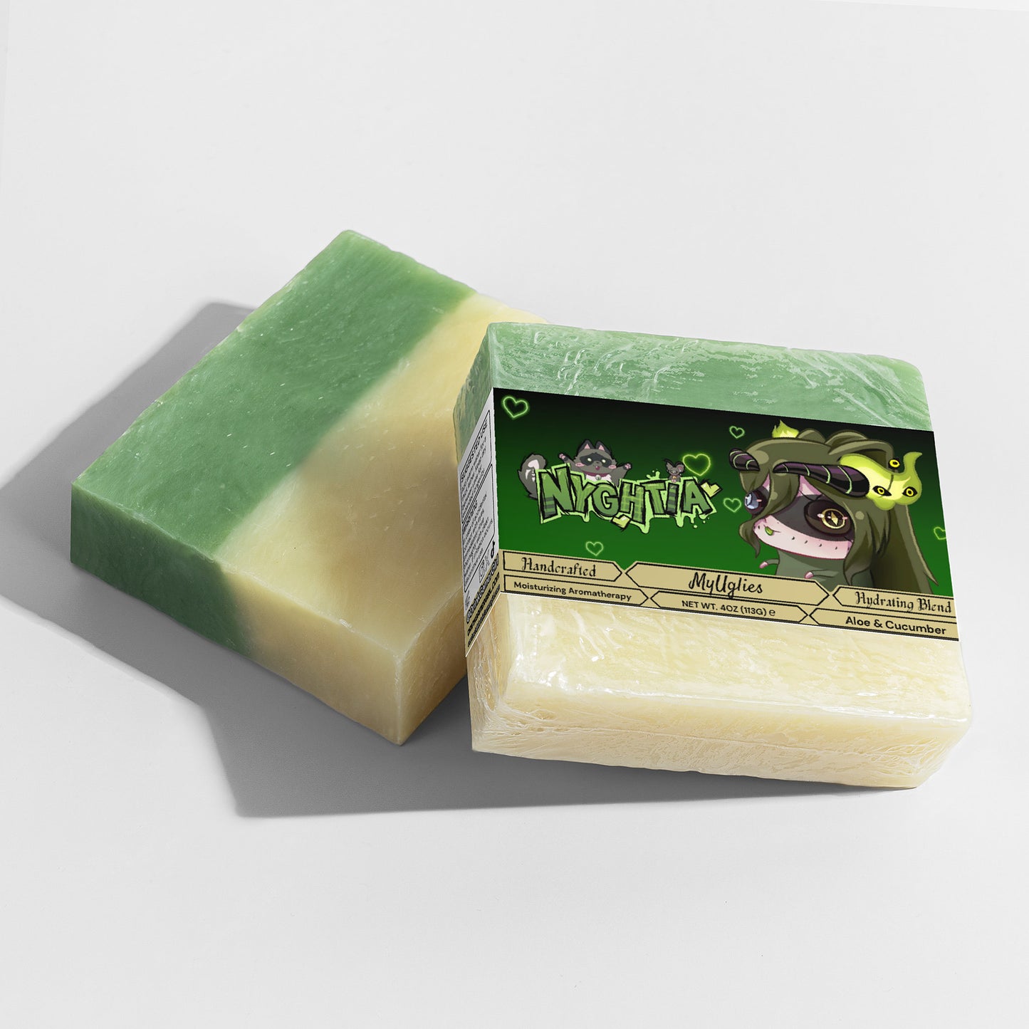 Nyghtia - MyUglies Aloe & Cool Cucumber Soap