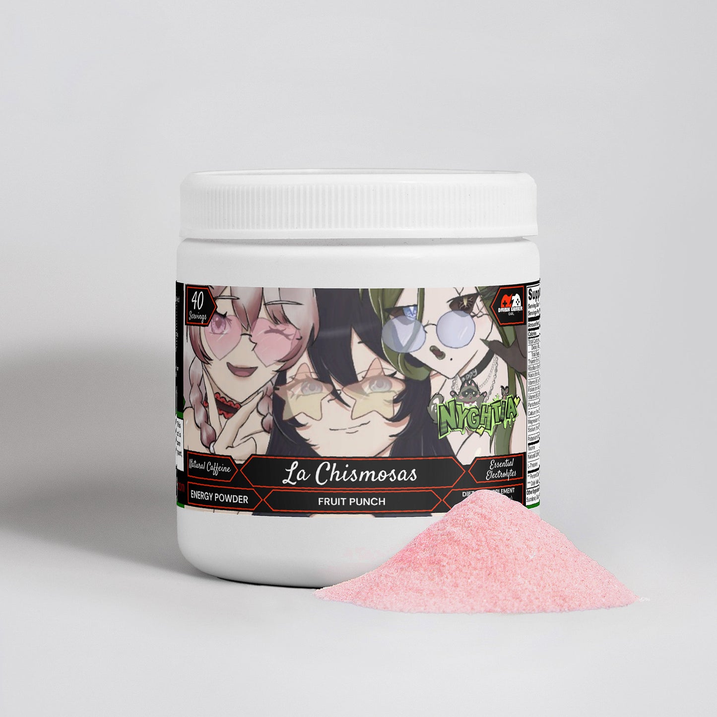 Nyghtia - La Chismosas Energy Powder (Fruit Punch)