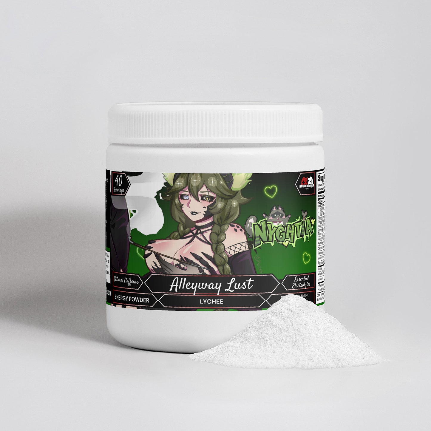 Nyghtia - Alleyway Lust Energy Powder (Lychee Energy)