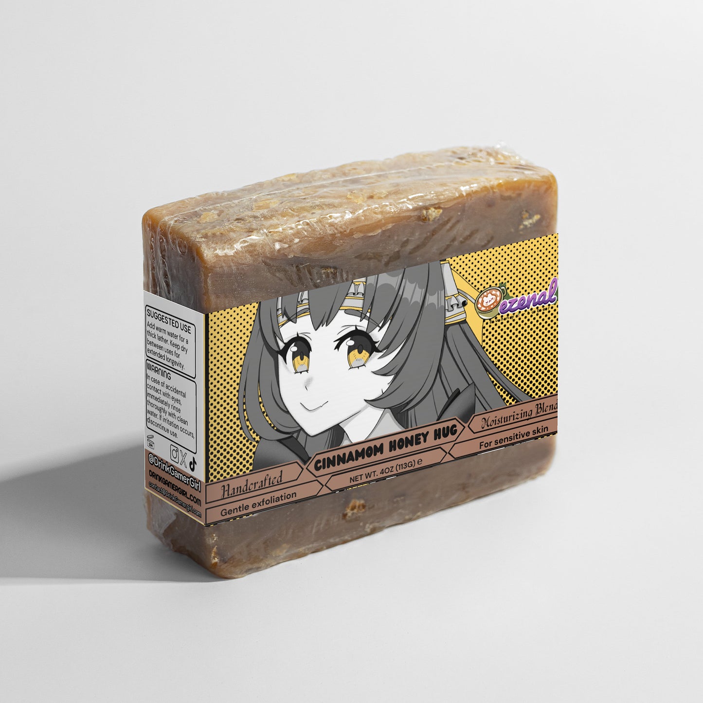 Ezenal Darcen - Cinnamon Honey Hug Oat Milk Soap