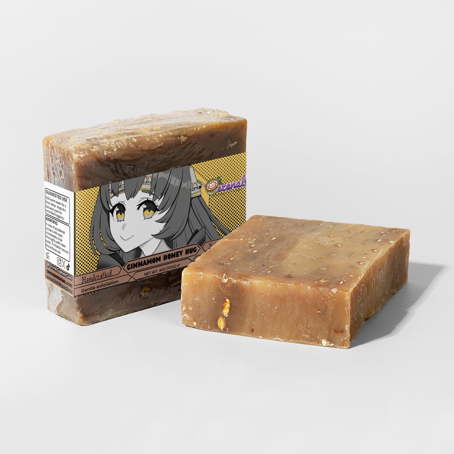 Ezenal Darcen - Cinnamon Honey Hug Oat Milk Soap