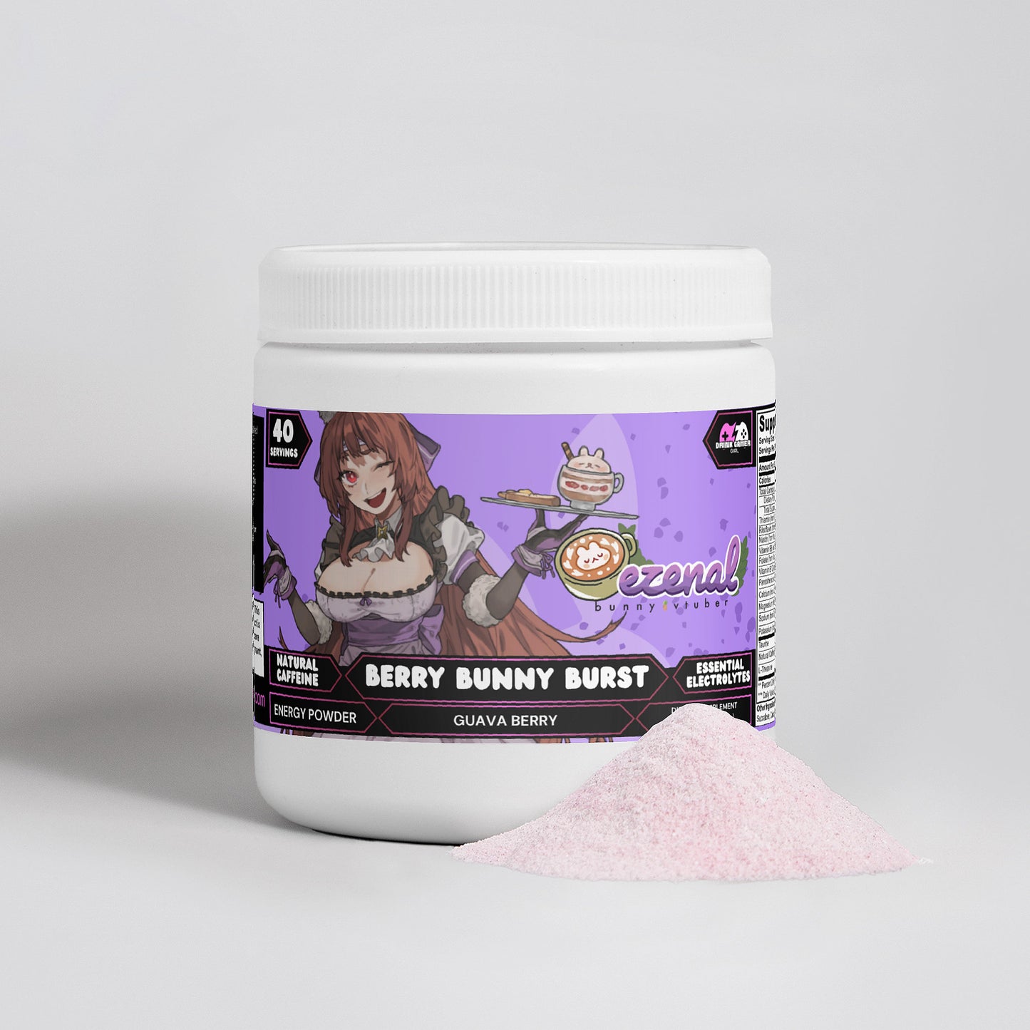 Ezenal Darcen - Berry Bunny Burst Energy Powder (Guava Berry)