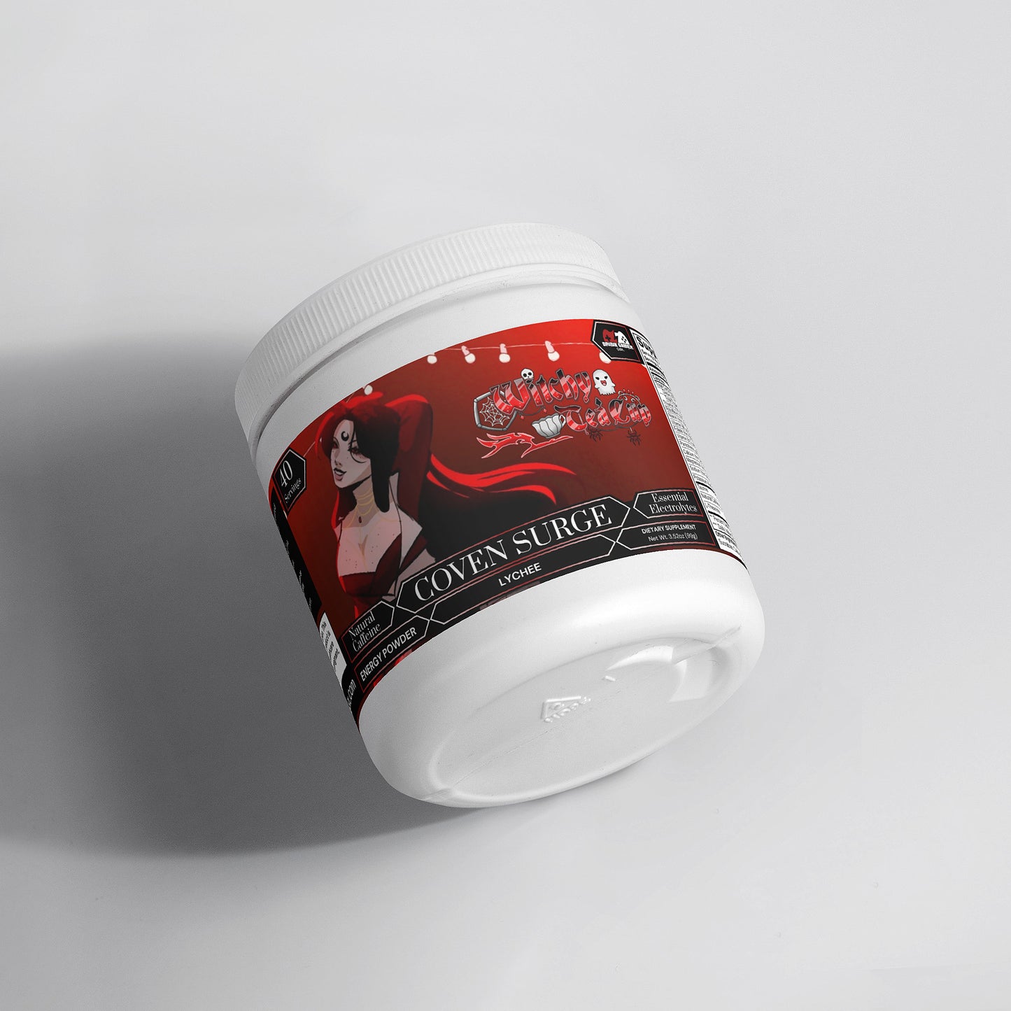 Witchy Tea Cup - Coven Surge Energy Powder (Lychee Energy)