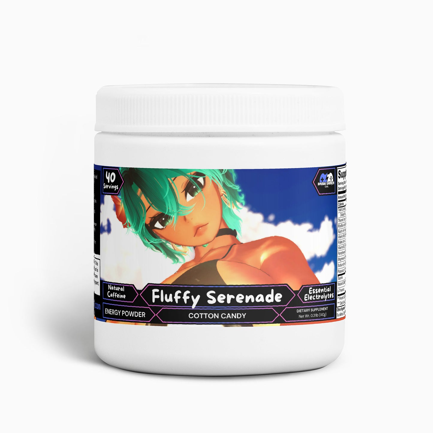 Queen Rhythm - Fluffy Serenade Energy Powder (Cotton Candy)