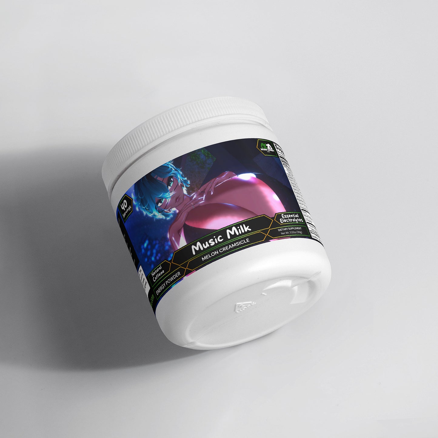 Queen Rhythm - Music Milk Energy Powder (Melon Creamsicle)