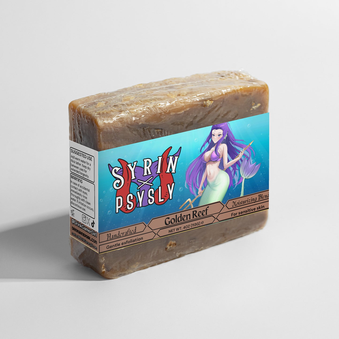 Syrin & PsySly - Golden Reef Oat Milk Honey Soap