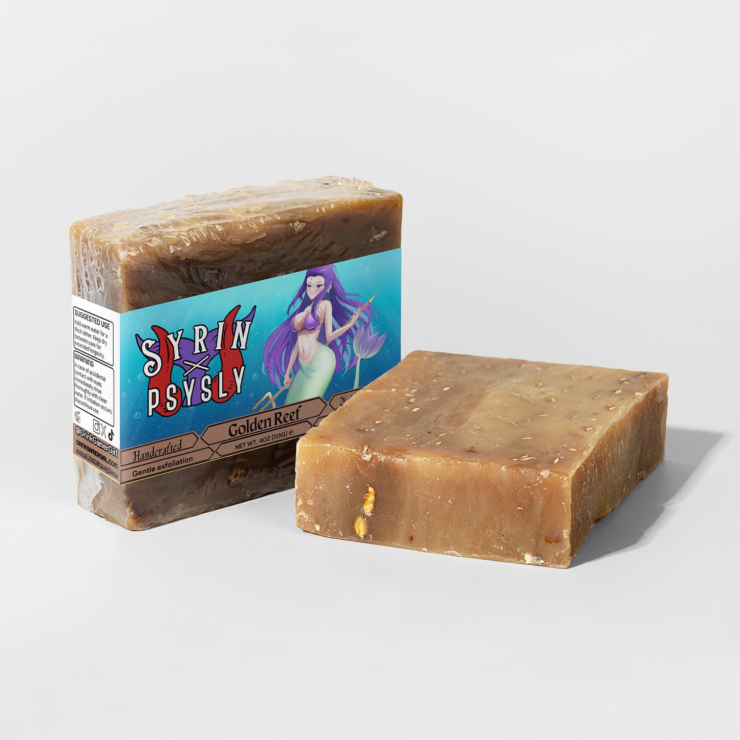 Syrin & PsySly - Golden Reef Oat Milk Honey Soap