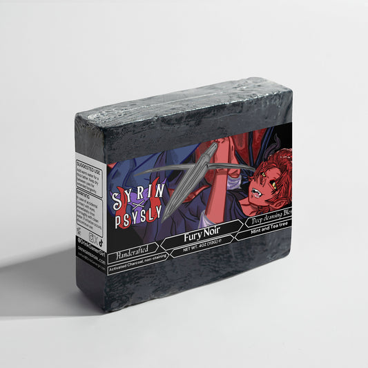 Syrin & PsySly - Fury Noir Charcoal Soap