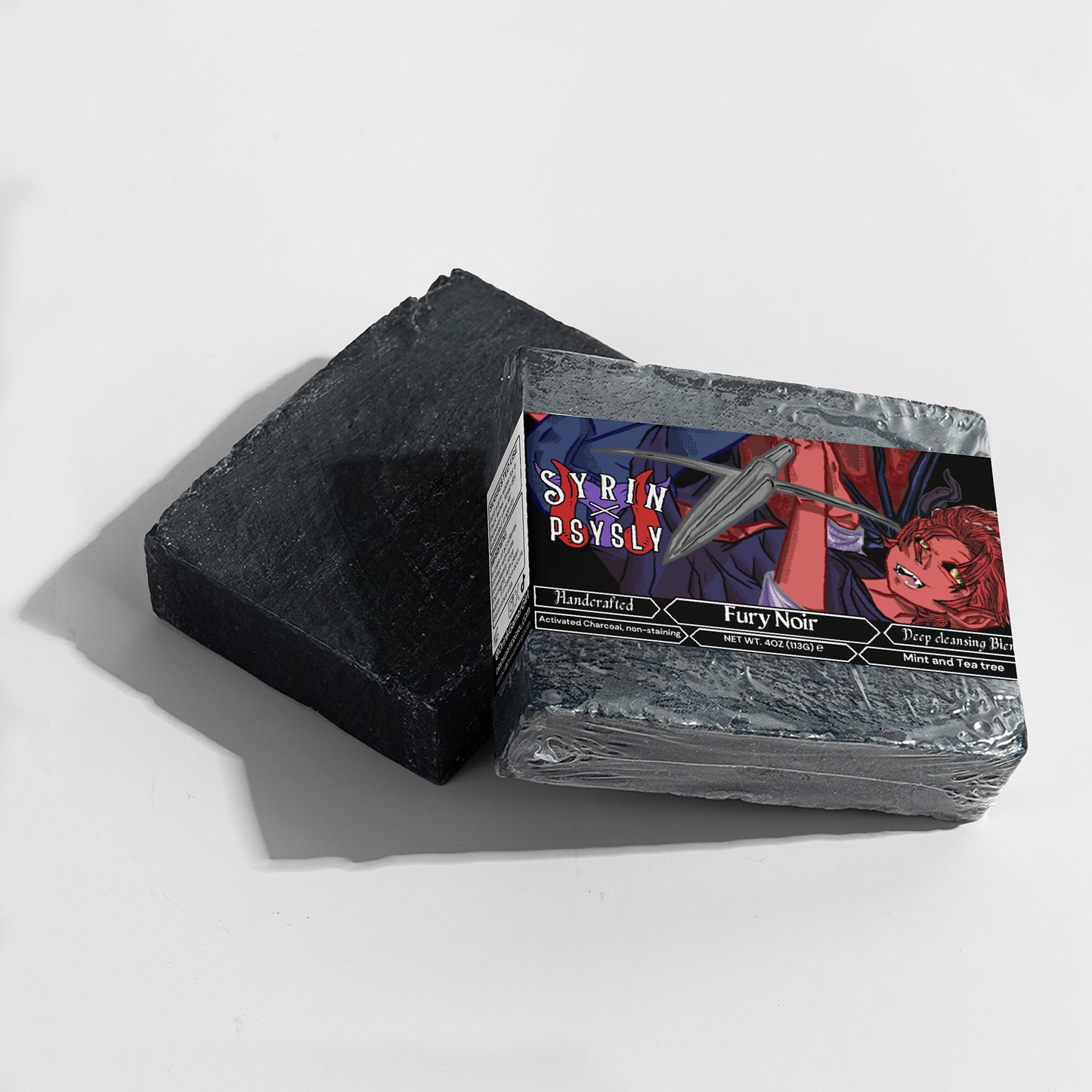 Syrin & PsySly - Fury Noir Charcoal Soap