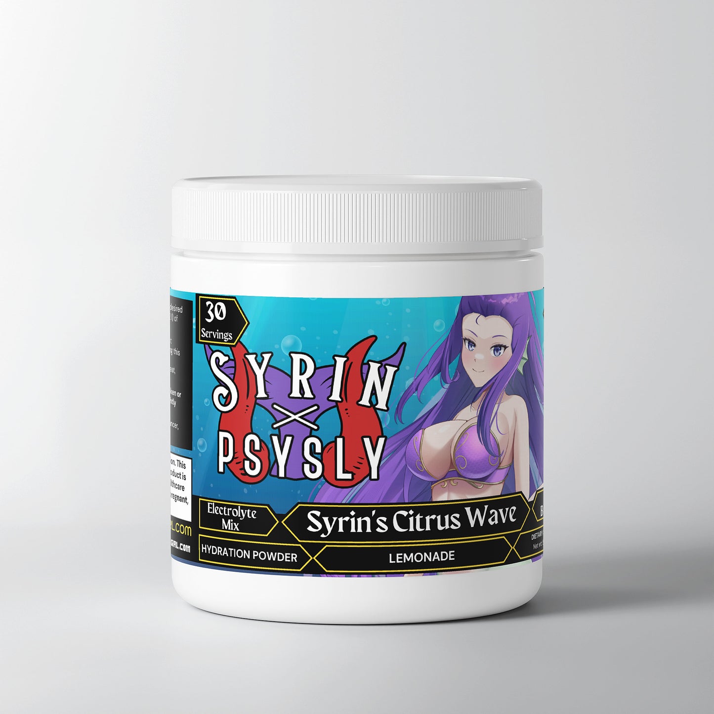 Syrin & PsySly - Syrin's Citrus Wave Hydration Powder (Lemonade)
