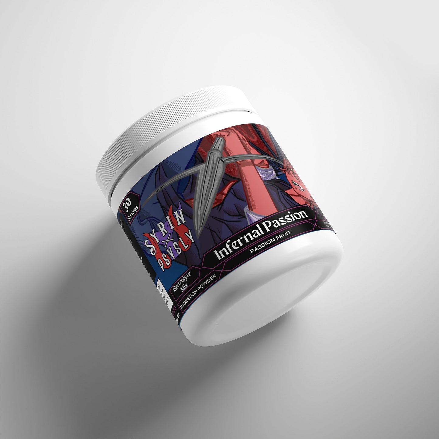 Syrin & PsySly - Infernal Passion Hydration Powder (Passion Fruit)