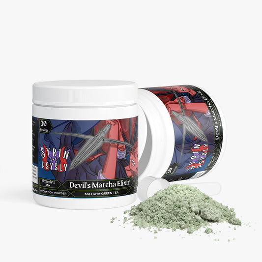 Syrin & PsySly - Devil's Matcha Elixir Hydration Powder (Matcha Green Tea)