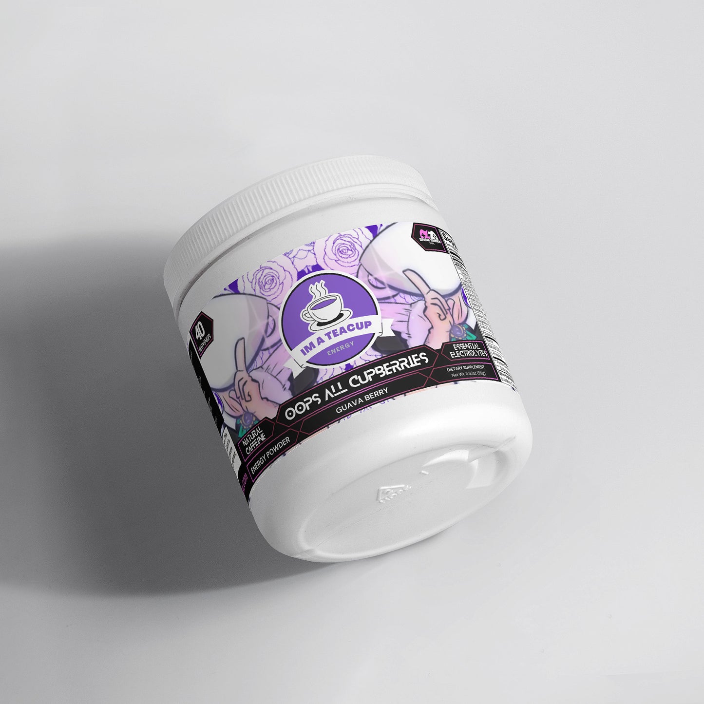 Im a Teacup - Oops All Cupberries Energy Powder (Guava Berry)