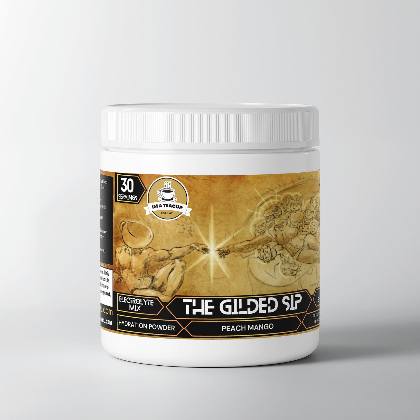 Im a Teacup - The Gilded Sip Hydration Powder (Peach Mango)