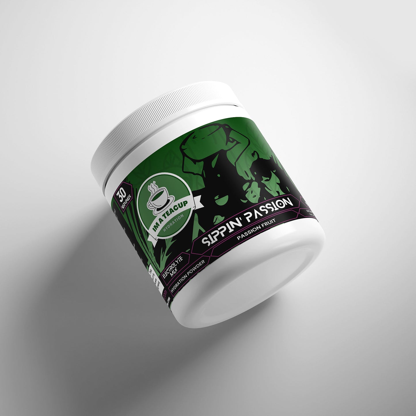 Im a Teacup - Sippin' Passion Hydration Powder (Passion Fruit)