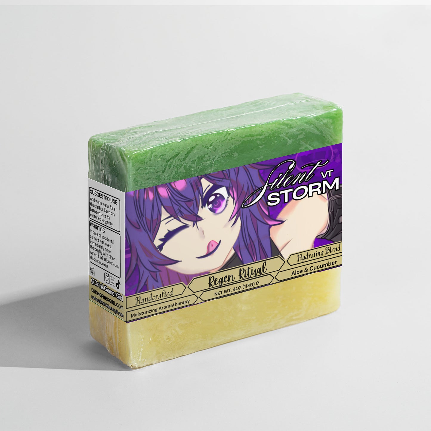 SilentStormVT - Regen Ritual Aloe & Cool Cucumber Soap