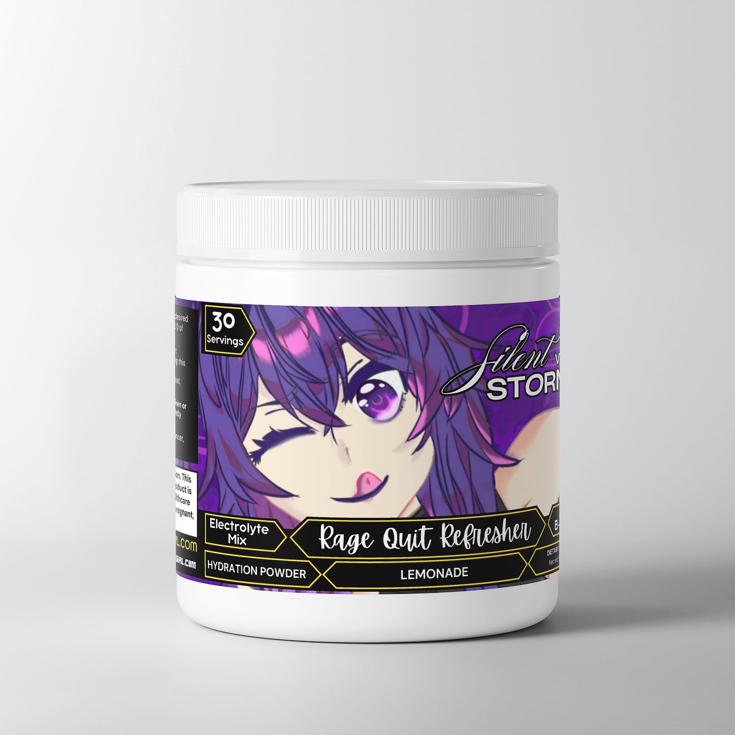 SilentStormVT - Rage Quit Refresher Hydration Powder (Lemonade)