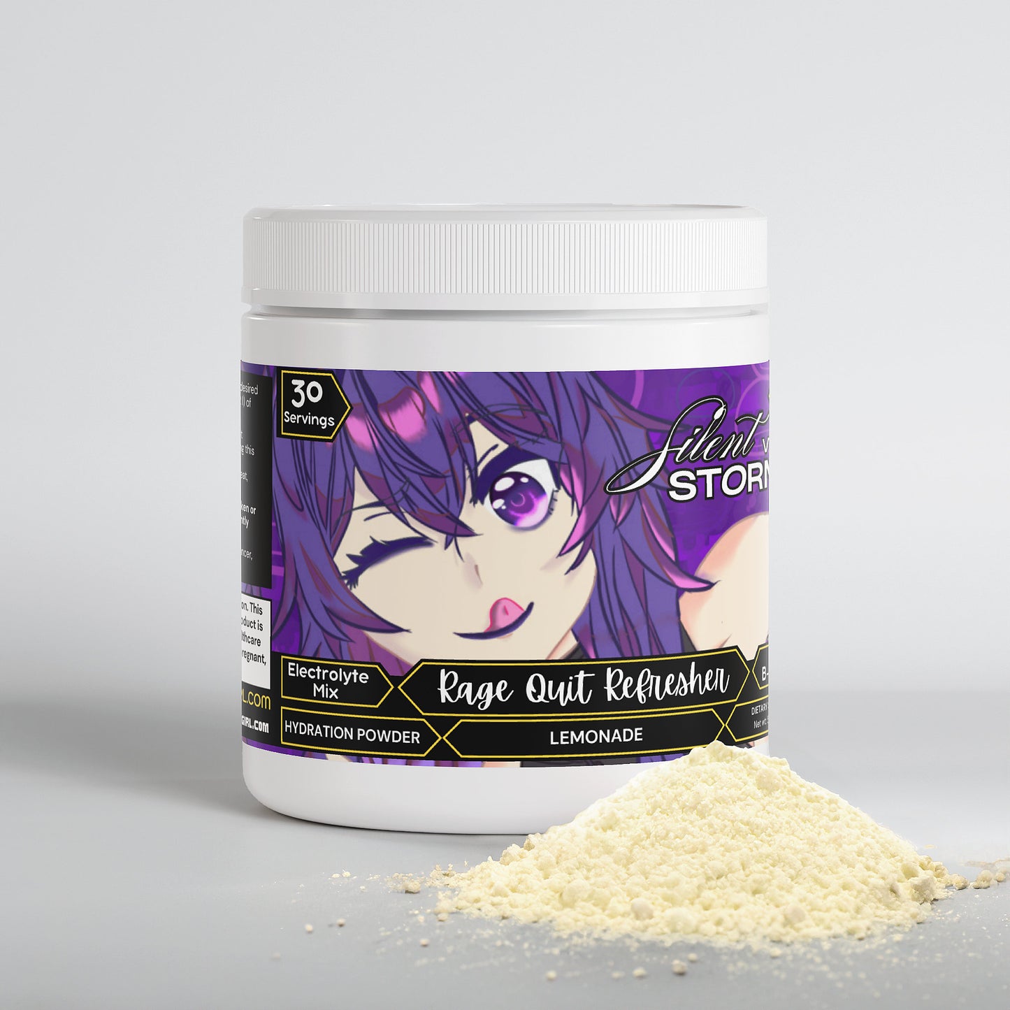 SilentStormVT - Rage Quit Refresher Hydration Powder (Lemonade)