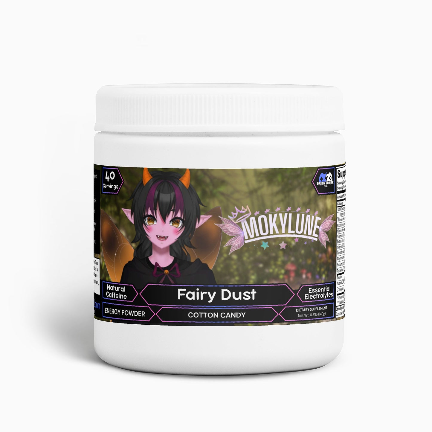 Mokylune - Fairy Dust Energy Powder (Cotton Candy)