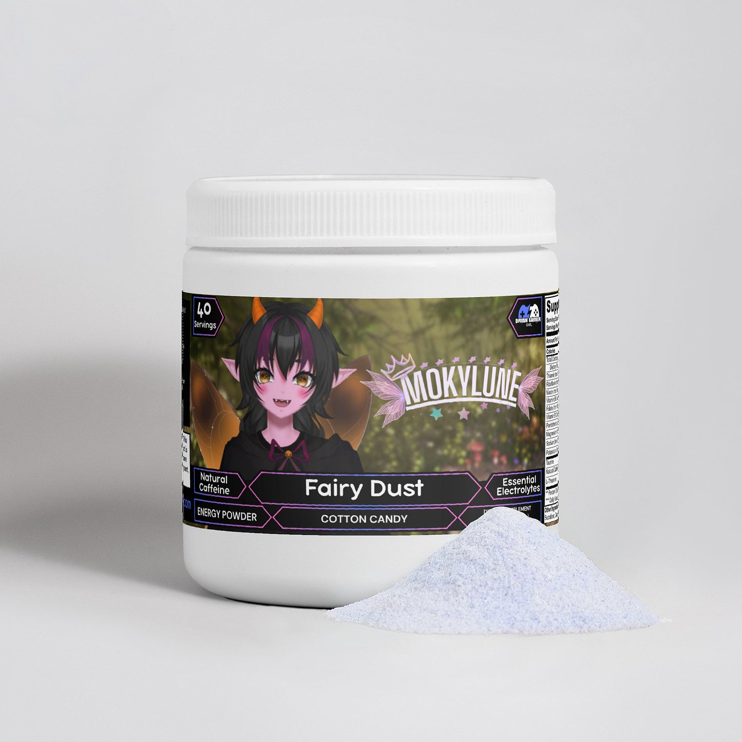 Mokylune - Fairy Dust Energy Powder (Cotton Candy)