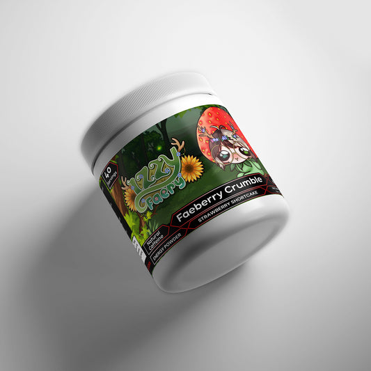 Izzy Faery - Faeberry Crumble Energy Powder (Strawberry Shortcake)