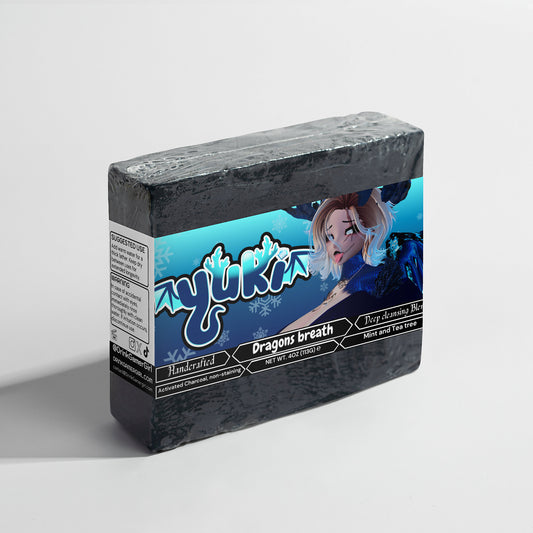 Empress Yuki - Dragons breath Charcoal Soap
