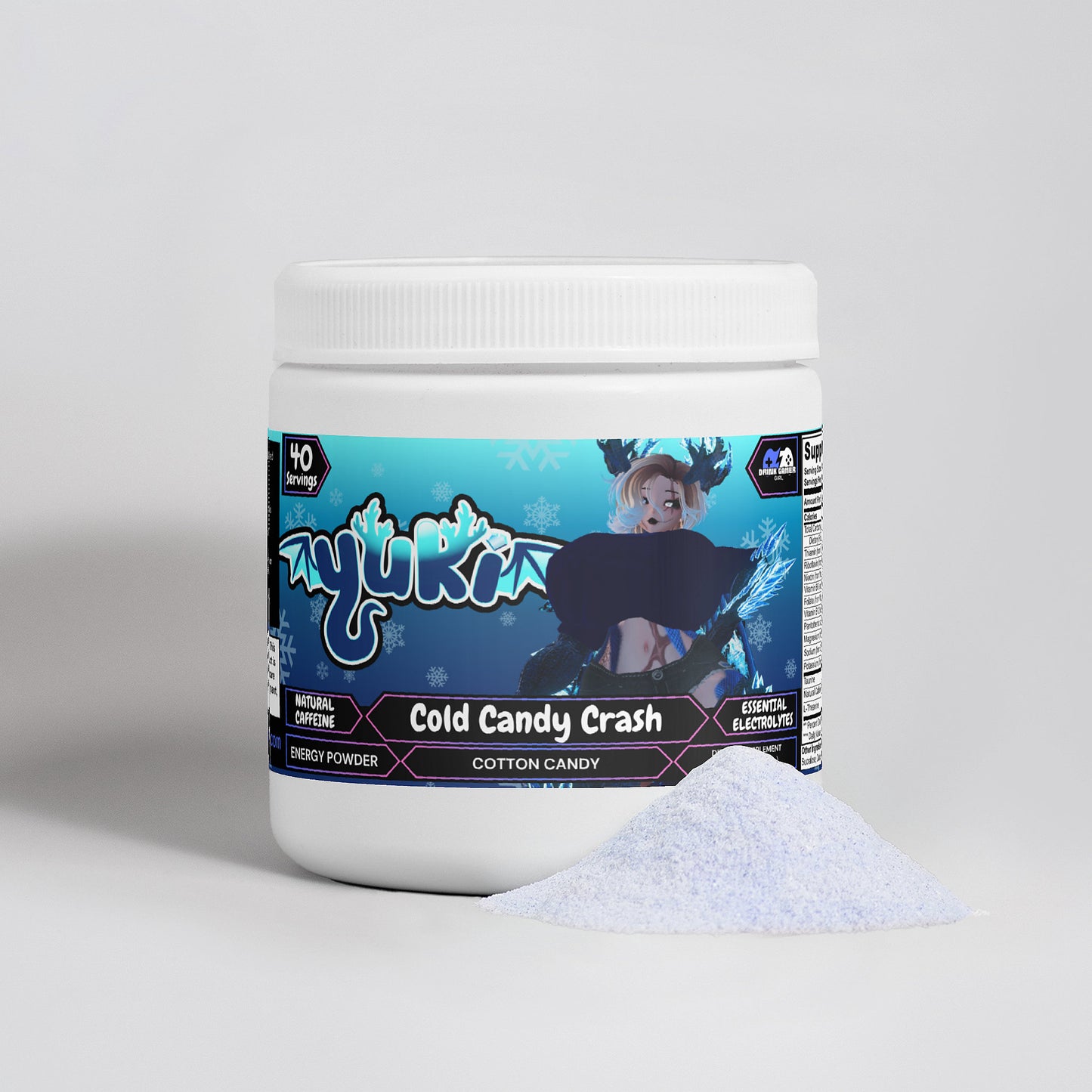 Empress Yuki - Cold Candy Crash Energy Powder (Cotton Candy)
