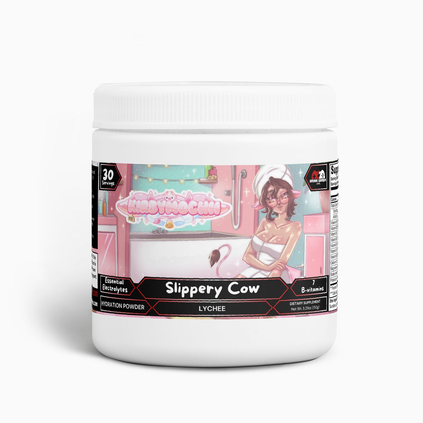 Kirbymochii - Slippery Cow Hydration Powder (Lychee)