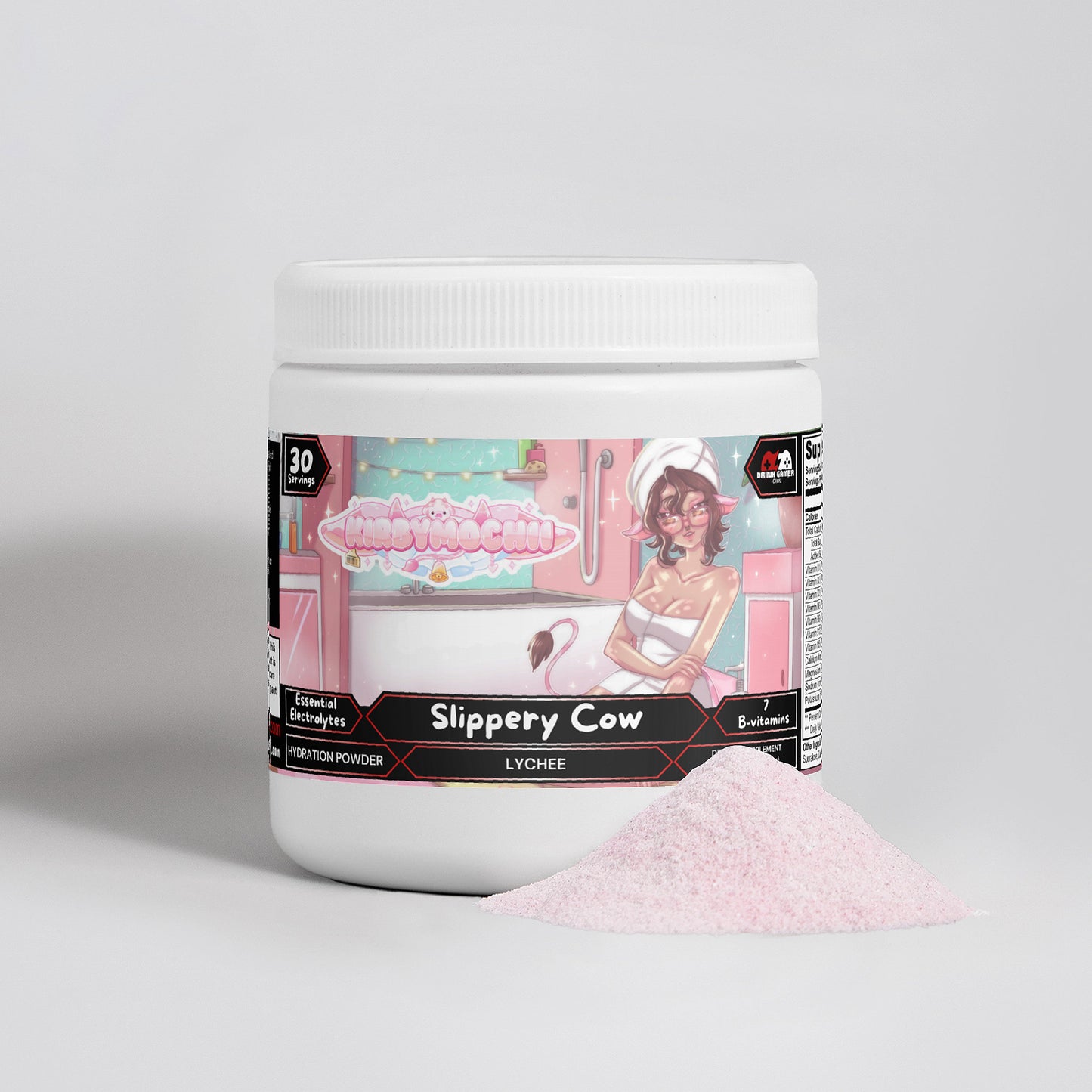 Kirbymochii - Slippery Cow Hydration Powder (Lychee)