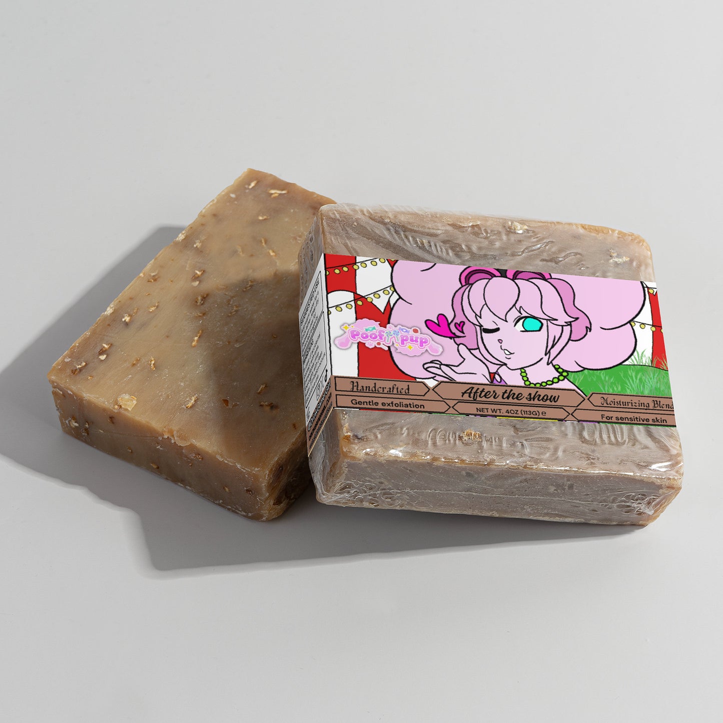PoofiiPup - After the show Oat Milk Honey Soap