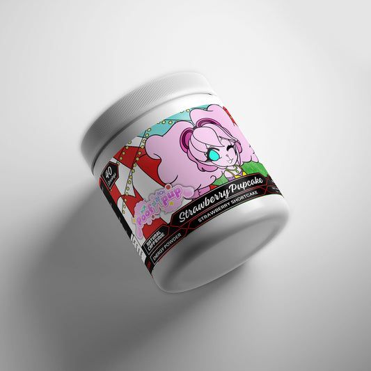 PoofiiPup - Strawberry Pupcake Energy Powder (Strawberry Shortcake)