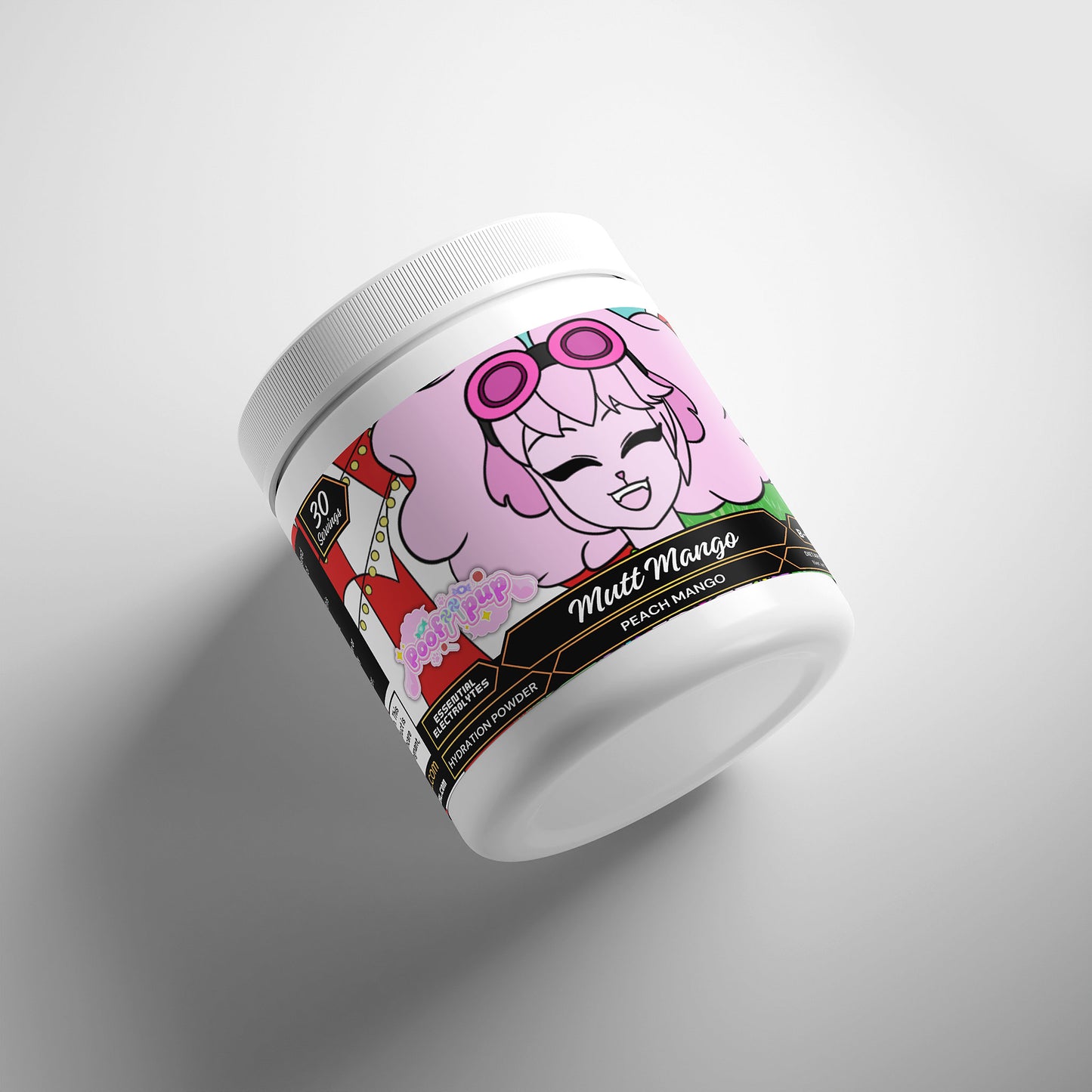 PoofiiPup - Mutt Mango Hydration Powder (Peach Mango)
