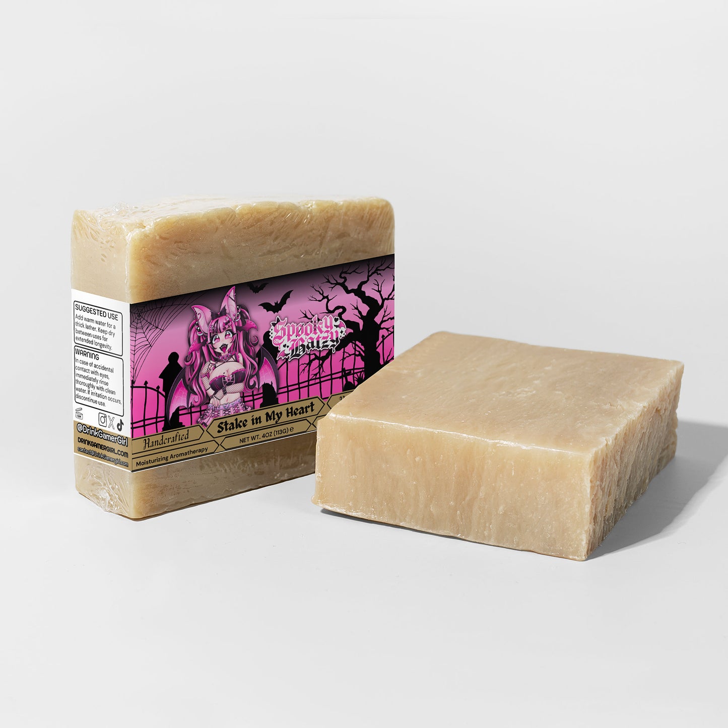 Spooky Batzy - Stake in My Heart Rich Sandalwood Soap