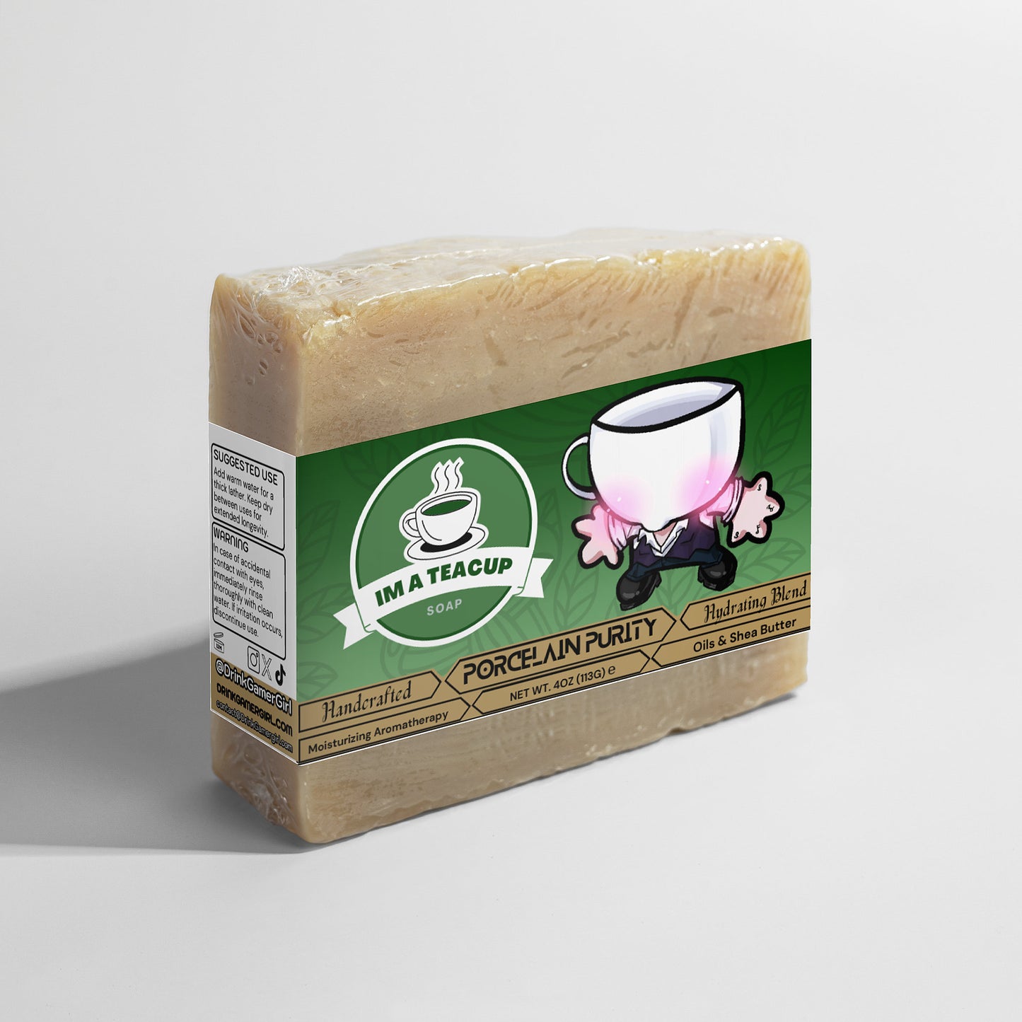 Im a Teacup - Porcelain Purity Rich Sandalwood Soap