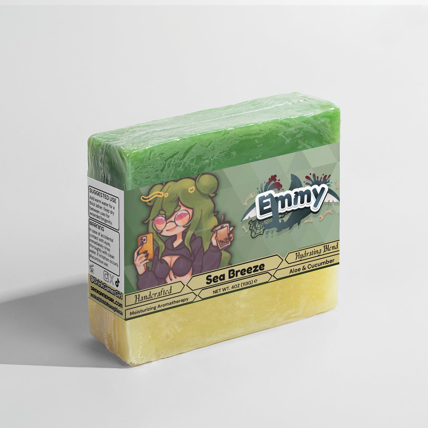 Emmmmychan - Sea Breeze Aloe & Cool Cucumber Soap