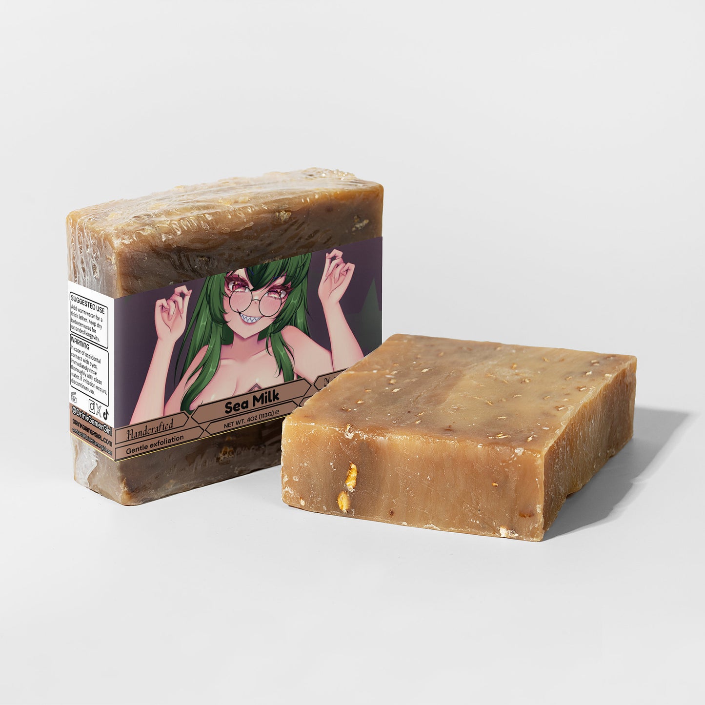 Emmmmychan - Sea Milk Oat Milk Honey Soap