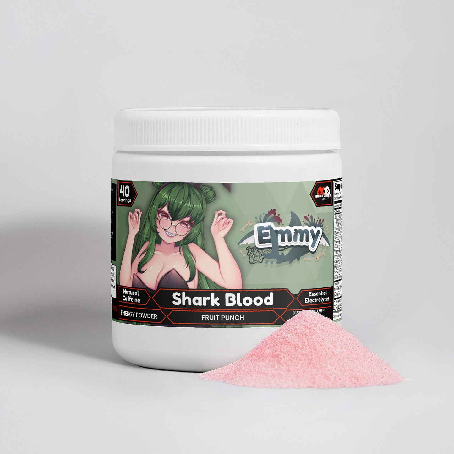 Emmmmychan - Shark Blood Energy Powder (Fruit Punch)