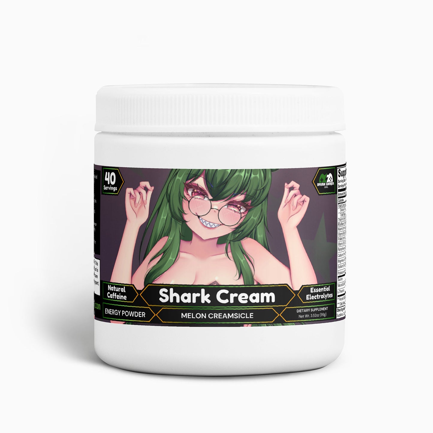 Emmmmychan - Shark Cream Energy Powder (Melon Creamsicle)