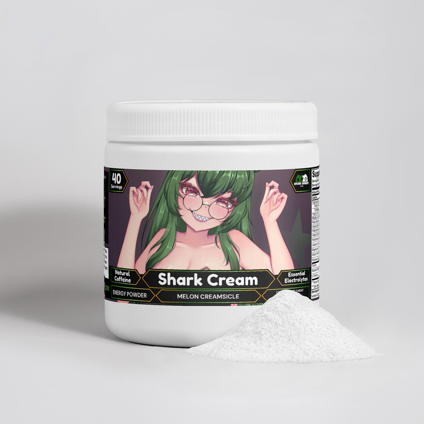 Emmmmychan - Shark Cream Energy Powder (Melon Creamsicle)