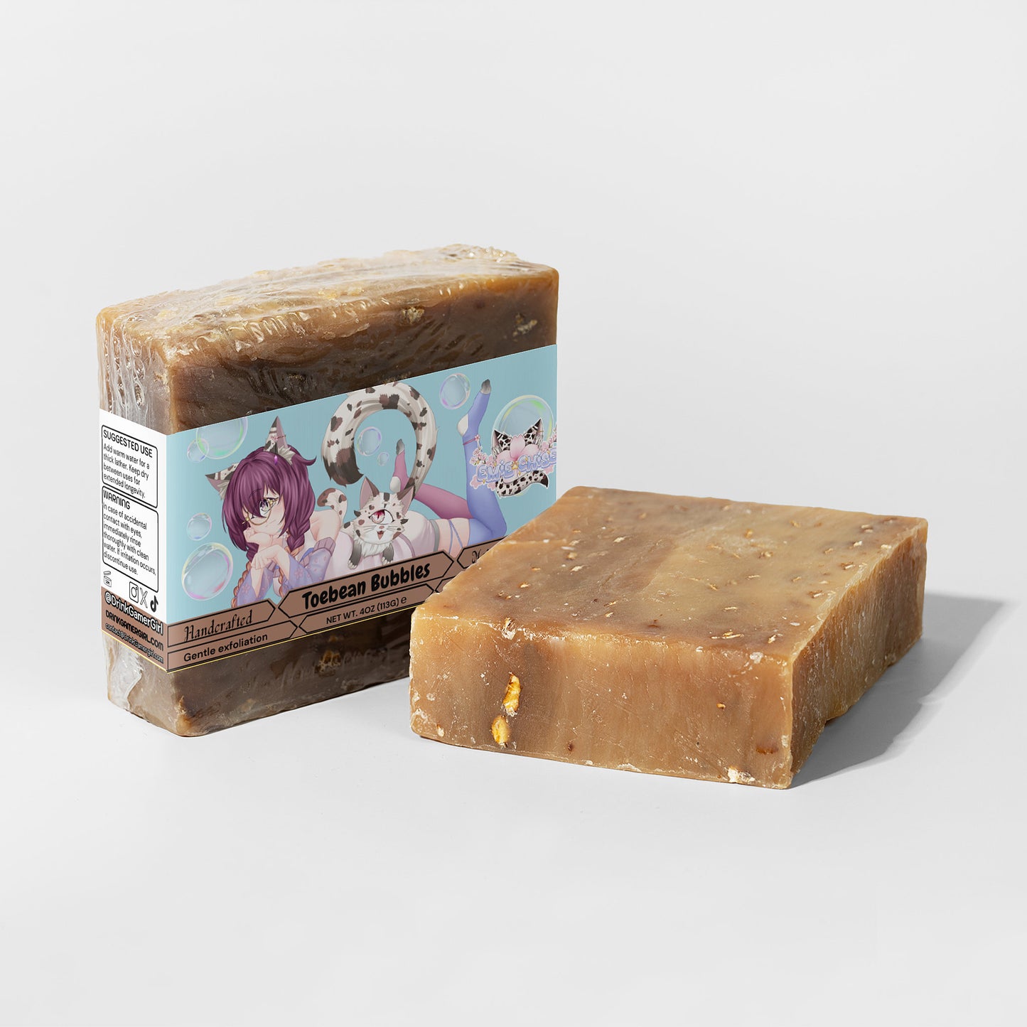 Emie Chise Kitty - Toebean Bubbles Oat Milk Honey Soap