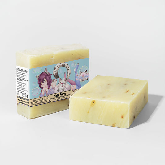 Emie Chise Kitty - Soft Purrs Calming Lavender Soap