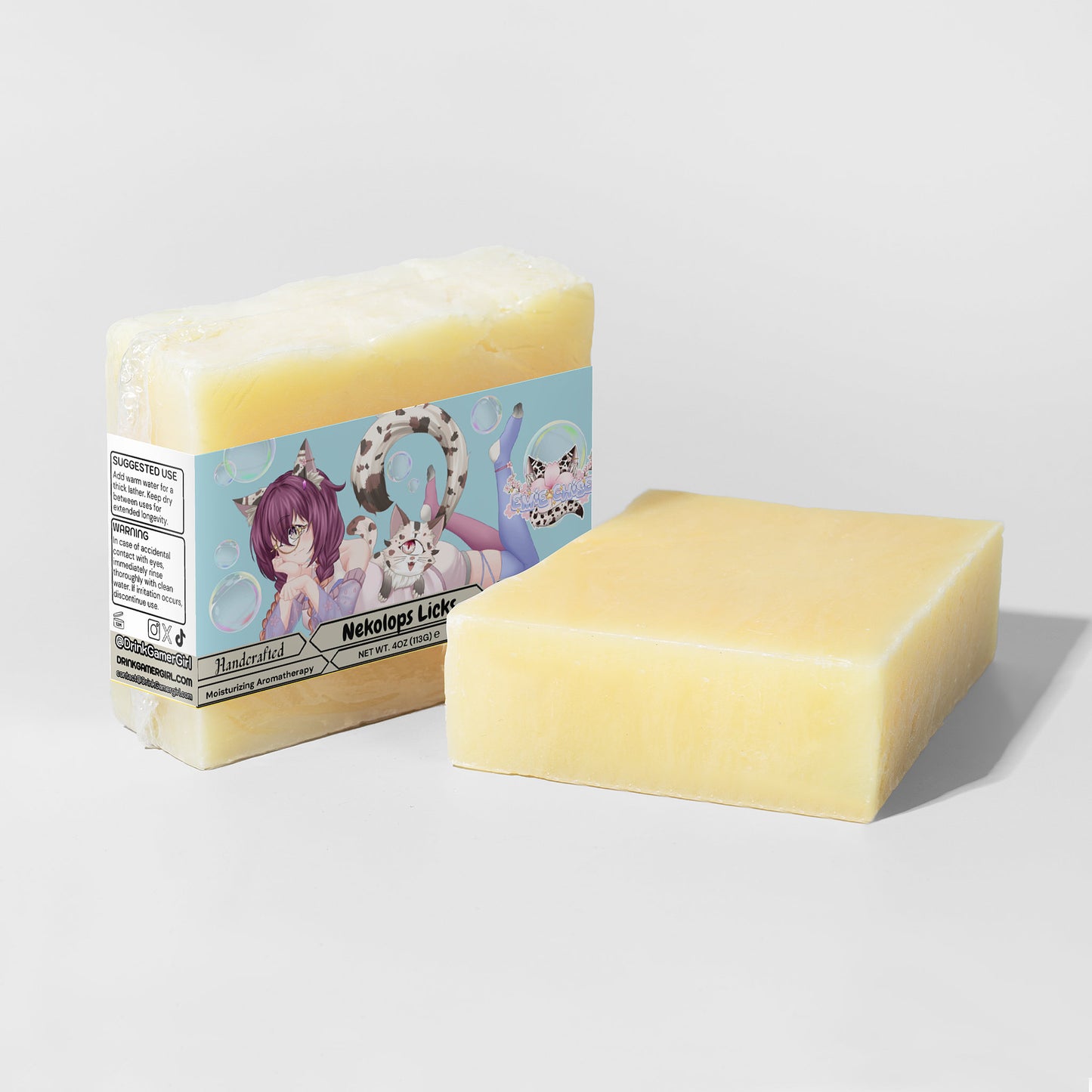 Emie Chise Kitty - Nekolops Licks Lemongrass & Sage Soap