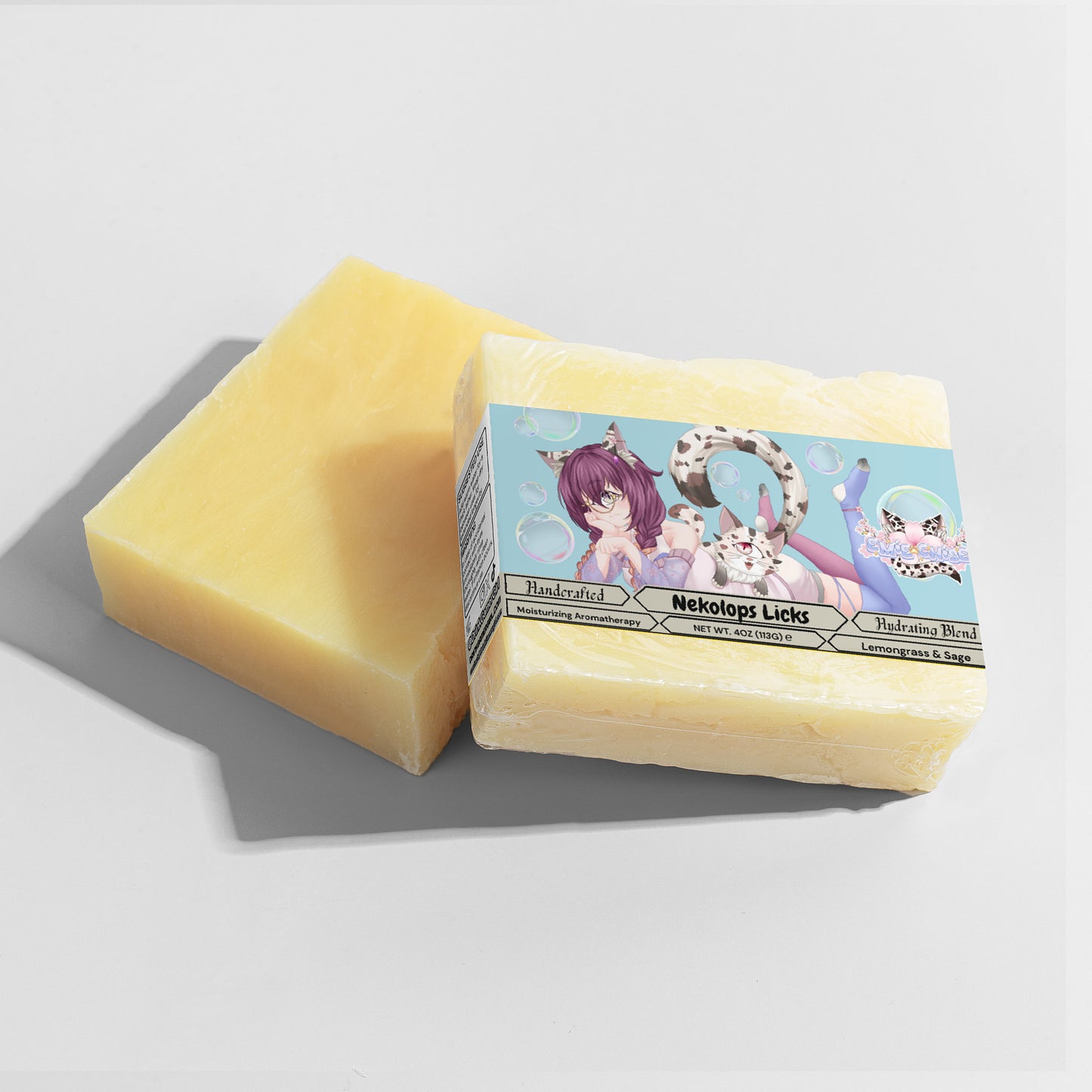 Emie Chise Kitty - Nekolops Licks Lemongrass & Sage Soap